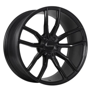 Ruffino Wheels – Pure – Black – 20″x10.5″ 25mm – All weather Wheels – RUF4420010